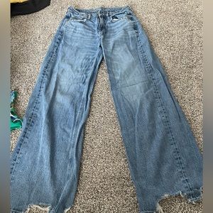 American Eagle Jeans- AE Dreamy Drape Super High Waisted Baggy Wide-Leg Jeans